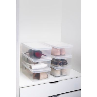 Caixa Organizadora transparente 4,2L 14,5x35,5x10,5cm