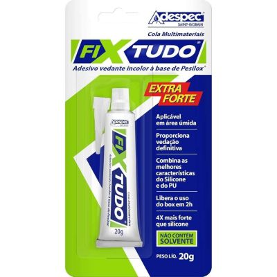 Adesivo Multiuso Fixtudo 20g Incolor Adespec