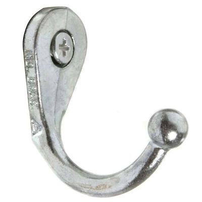 Cabide para Porta Simples Niquelado Aliança