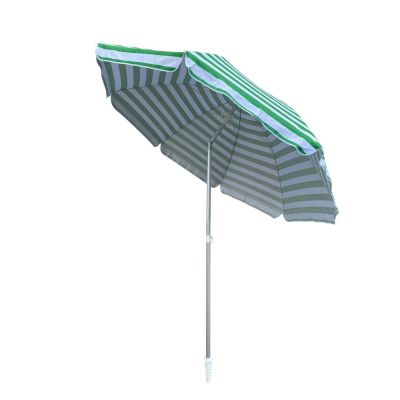 Guarda Sol Alumínio 2,4m Garrobo Verde Redonda Fascino