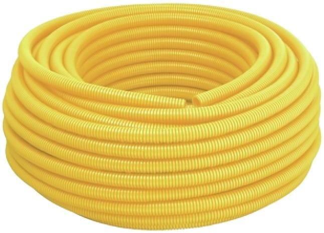Eletroduto Corrugado PVC 20mm 50m Amarelo Tigre