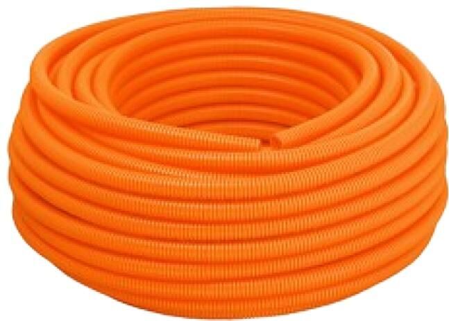 Eletroduto Corrugado Reforçado PVC 32mm 25m Laranja Tigre