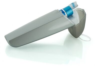 Porta Escova de Dente Up Prata Ou