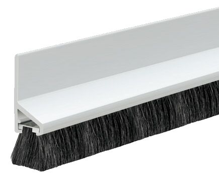 Veda Porta 100cm Escova Branco Tecnoperfil