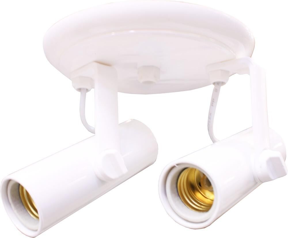 Spot Vitralux 2 Lâmpadas Infinity sem Aleta E27 Branco