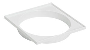 Porta Grelha 100mm Pvc Cr Quadrado Amanco