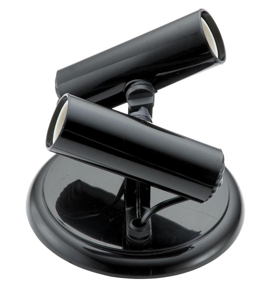Spot Vitralux 2 Lâmpadas Infinity sem Aleta E27 Preto