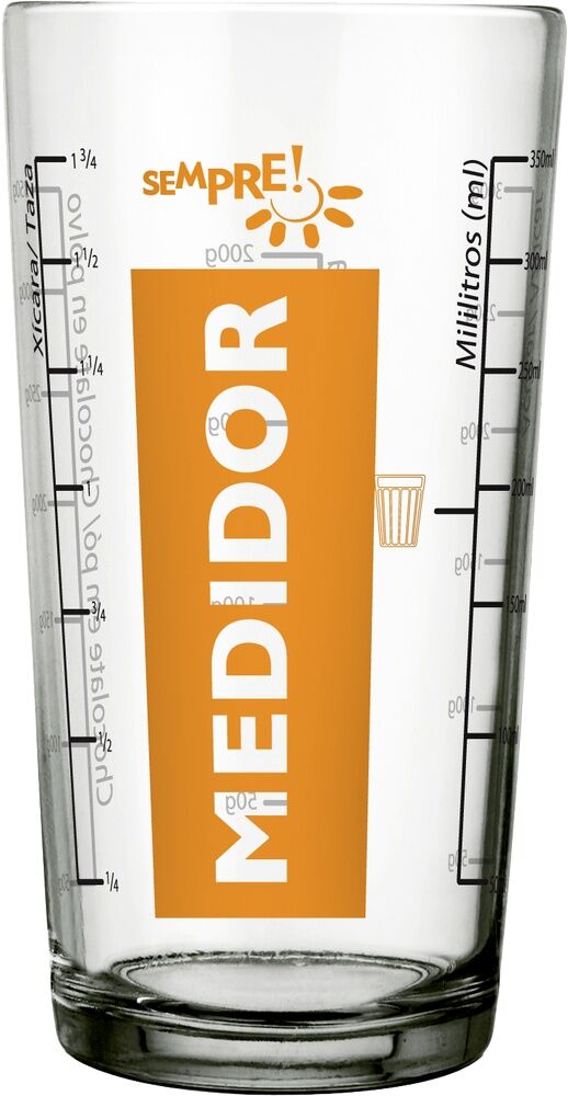 Copo Medidor Nadir 350ml Vidro