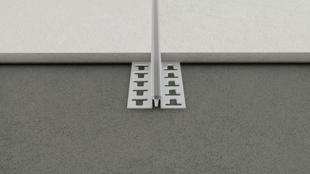 Junta de Dilatação Tecnoperfil 2,70X10mm PVC Cinza