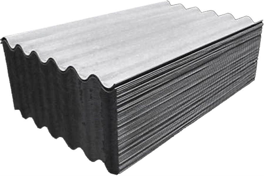 Telha Fibrocimento 110x366cmx6mm Cinza Eternit