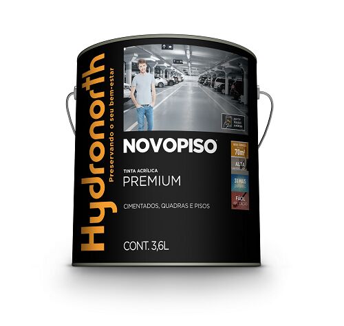 Tinta Hydronorth Novopiso Premium 3,6L Verde Fosco