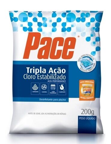 Cloro Orgânico Pace HTH Tripla Ação 200g