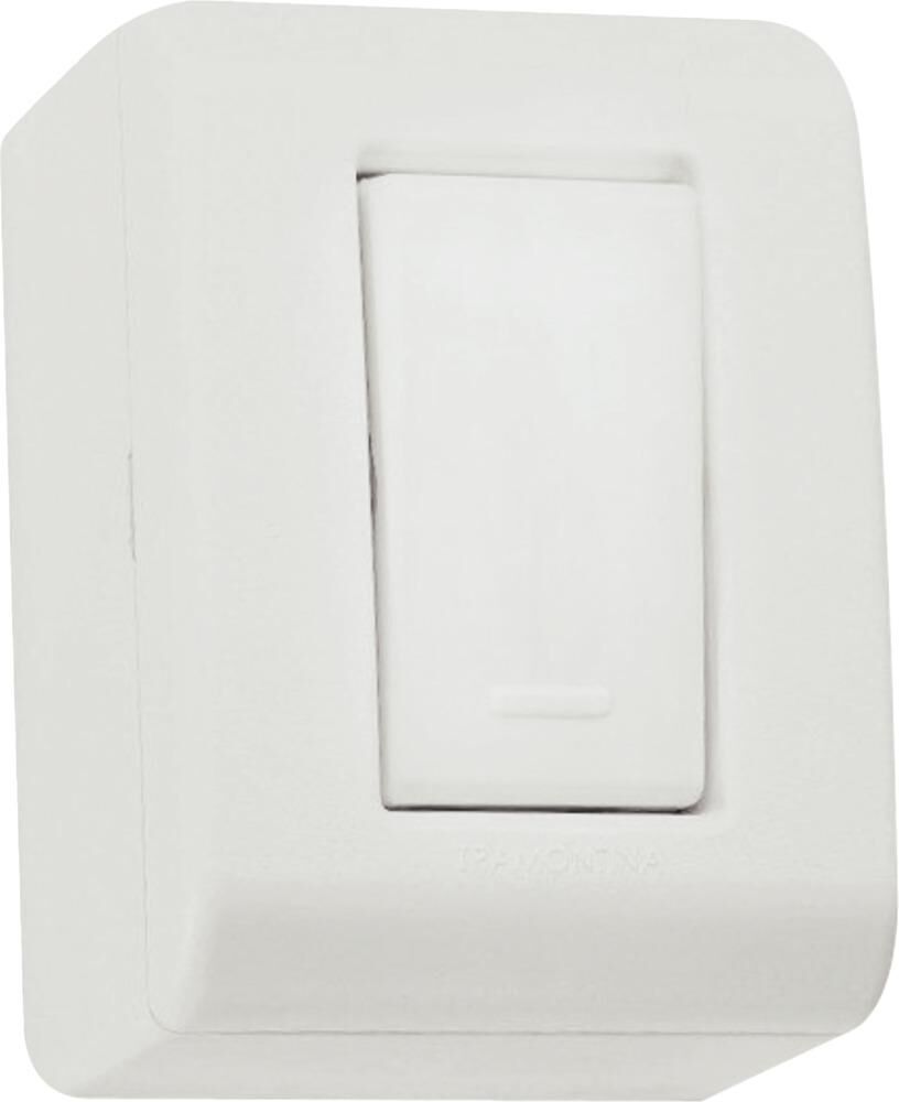 Conjunto Interruptor LizFlex 1 Módulo 10A Branco Tramontina