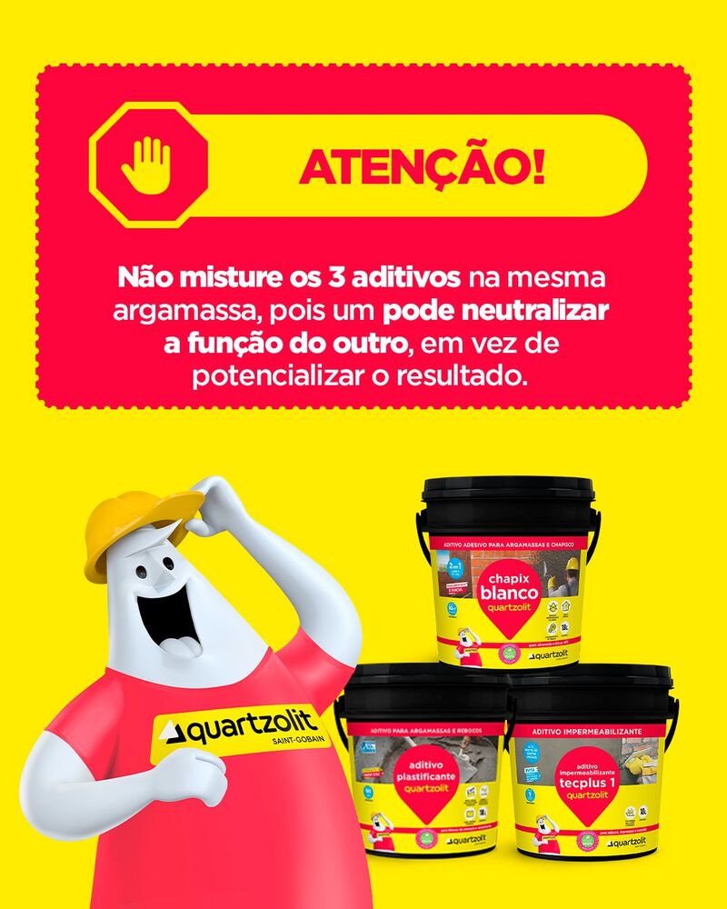 Adesivo Chapix Blanco para Argamassa e Chapisco 18L Quartzolit
