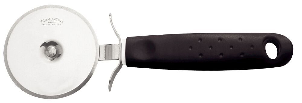 Cortador de Pizza Tramontina Utilita Inox Preto