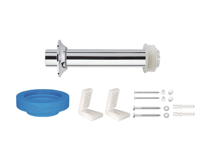 Kit Instalação para Vaso Convencional Cromado com Fixação Lateral Deca