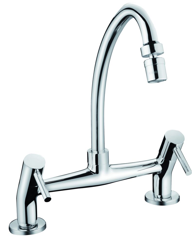 Torneira Misturador para Cozinha de Mesa Bica Alta 1/2