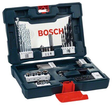 Kit de Ferramentas Furar e Parafusar 41 Peças V-line Bosch