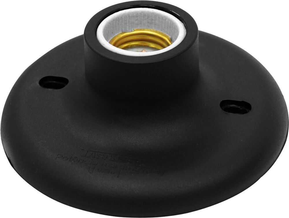 Plafon com Soquete Taschibra 1 Lâmpada 100W Preto