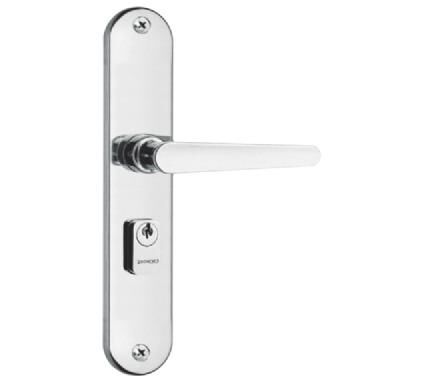 Fechadura Espelho Externa Serralheiro Francesa 725-01E 40mm Cromado Pado