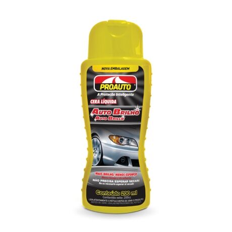 Cera Líquida Auto Brilho Proauto 200ml