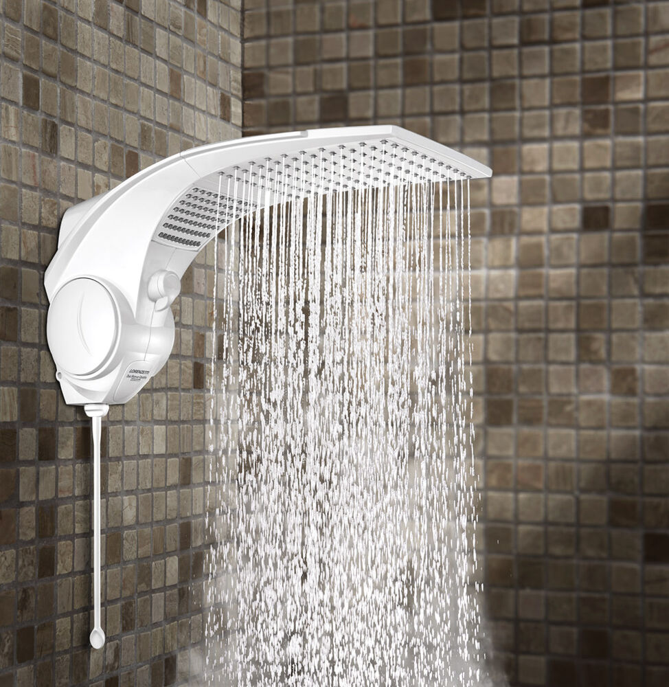 Chuveiro Eletrônico Duo Shower Quadra Branco Lorenzetti