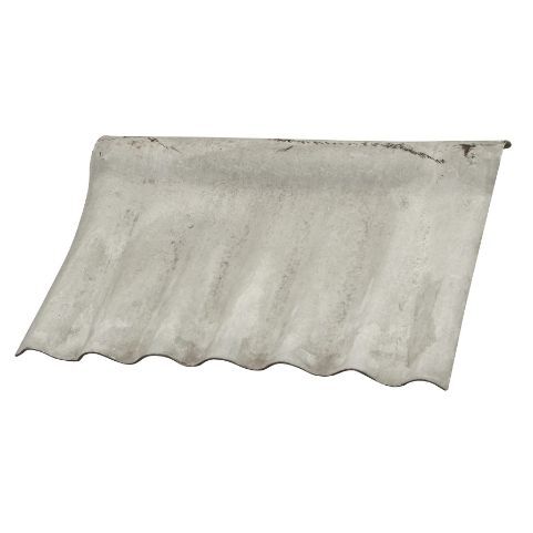 Cumeeira Fibrocimento Articulada Inferior 110cm Cinza Eternit