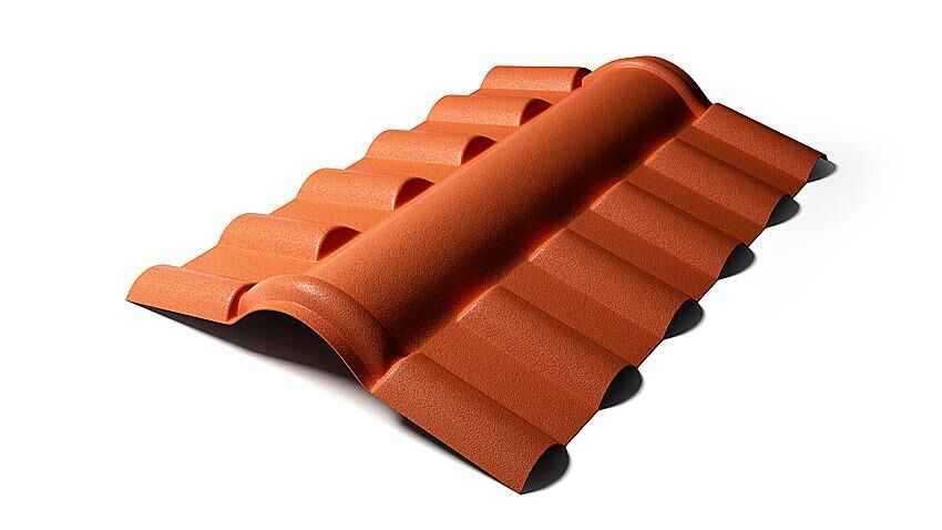 Cumeeira PVC Tubozan Central 0,9m Cerâmica 2.301.5091