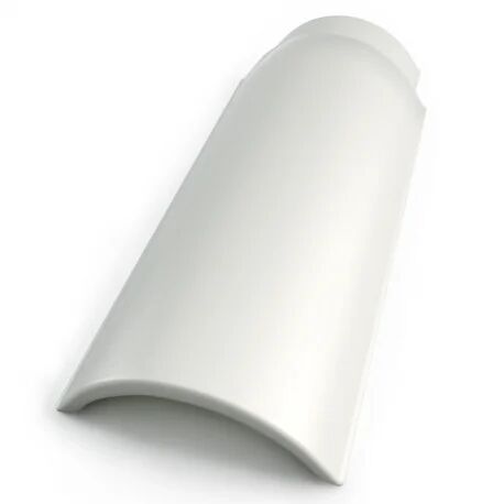 Cumeeira Cerâmica Perkus 0,42mx17cm Branco