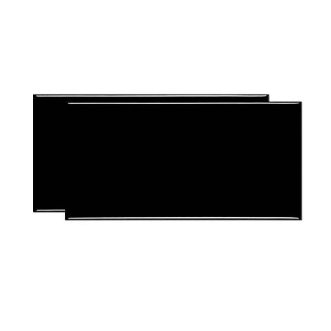 Revestimento de Parede Metrô Black Bold Polido Classe A 10x20cm Eliane