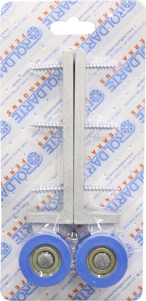 Roldana Roldarte Nylon Alumínio Natural