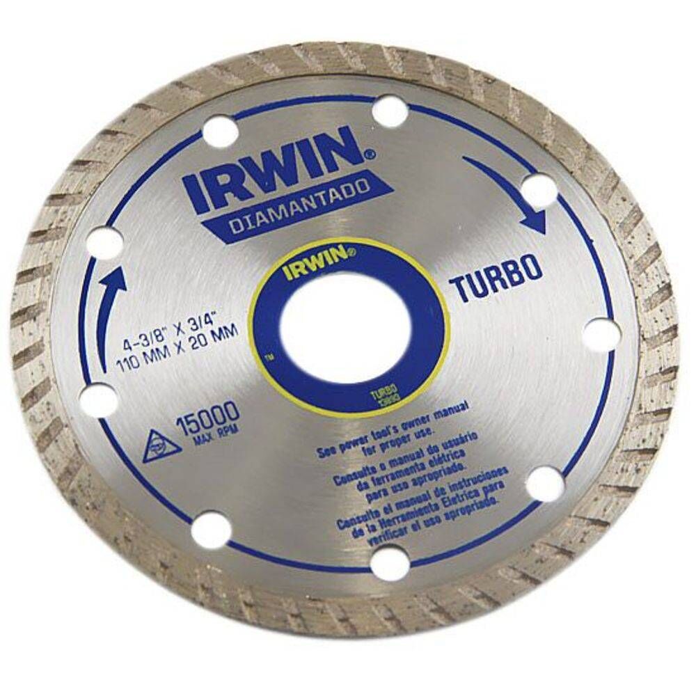 Disco Diamantado Turbo Irwin IW13893 110mm