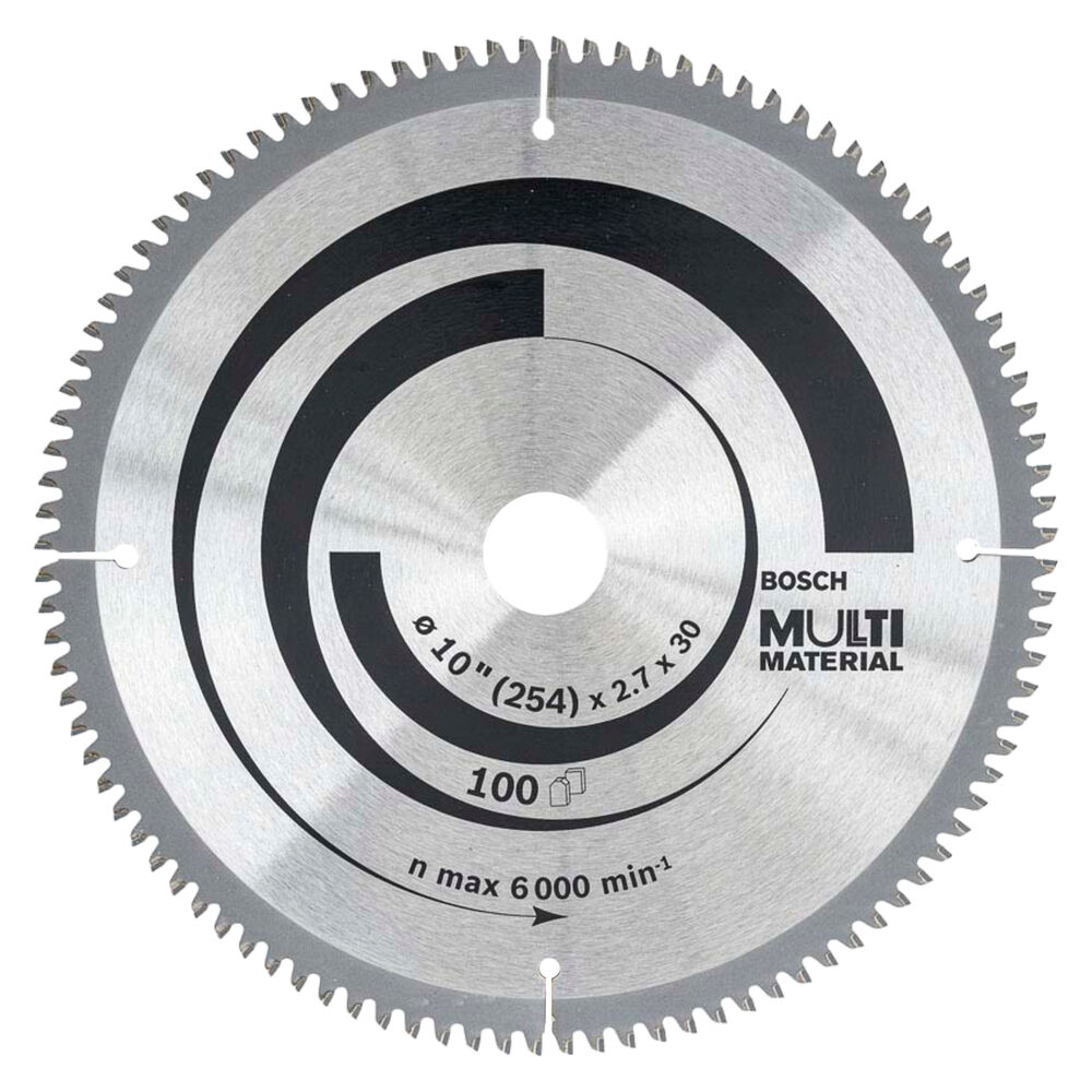 Disco de Serra Multimateriais 254mm 100 Dentes Bosch