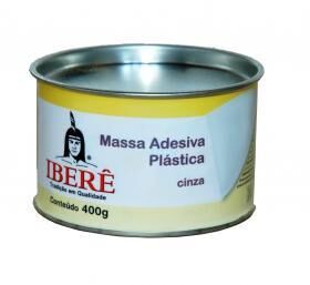 Massa Plástica Natrelli 400g Cinza