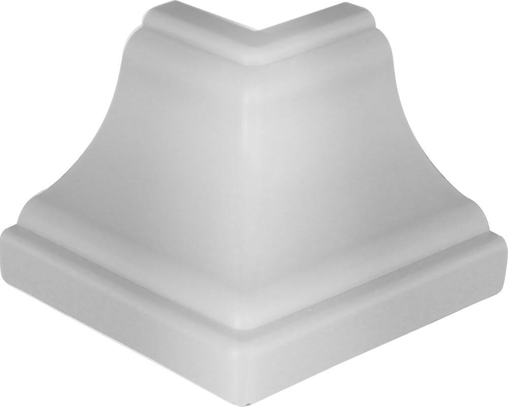 União de Canto Externo PVC 4 Peças 25x40mm Branco Neve Plastilit