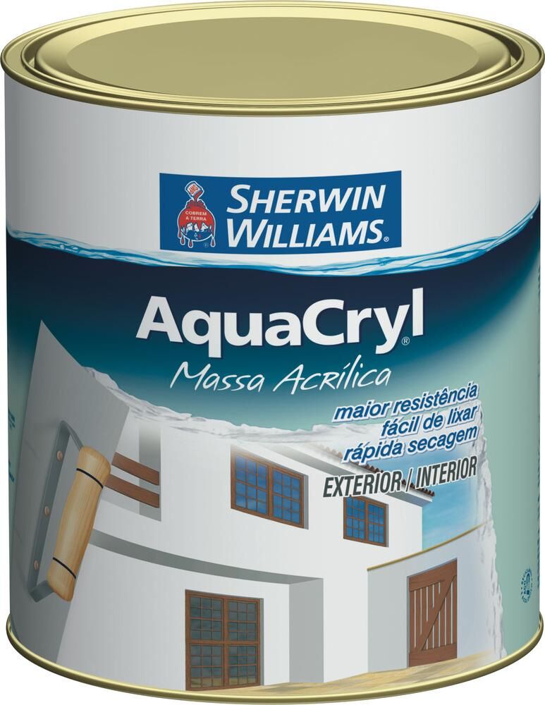 Massa Acrílica Sherwin Williams 900ml Branca