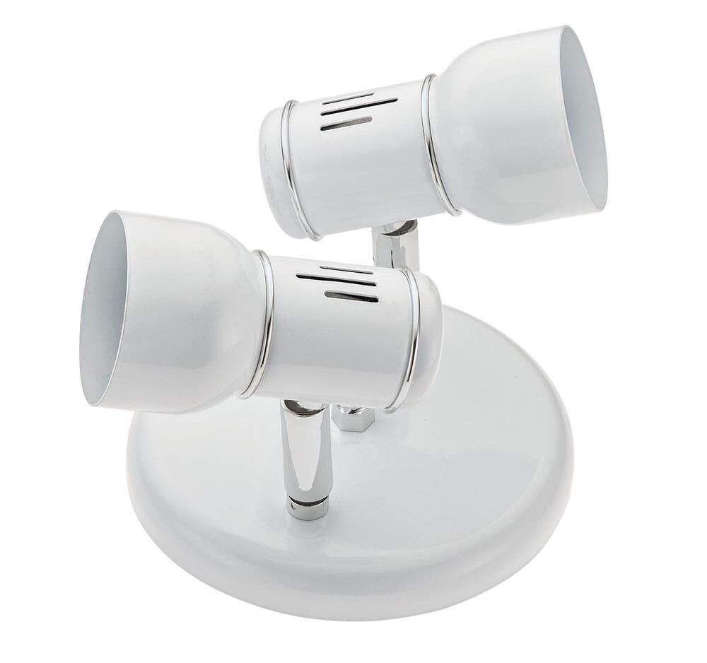 Spot Dital 2 Lâmpadas New E27 Branco