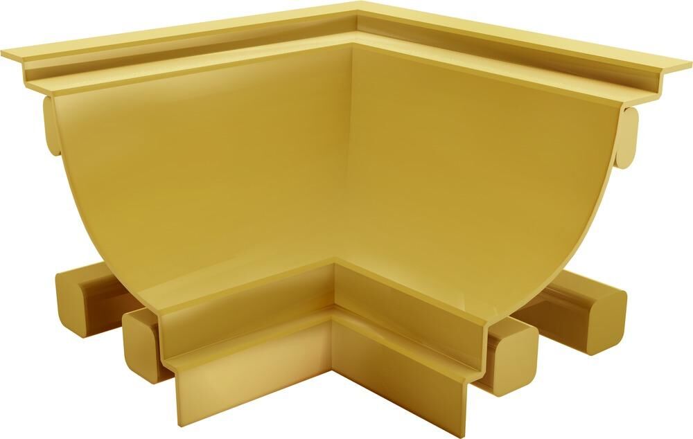 União de Canto Interno PVC 4 Peças 30x40mm Cerejeira Plastilit