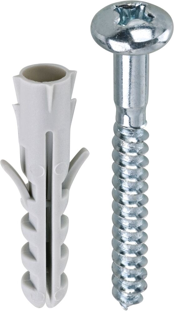 Parafuso de Ferro com Bucha Bemfixa 6,1x65mm 5 Peças