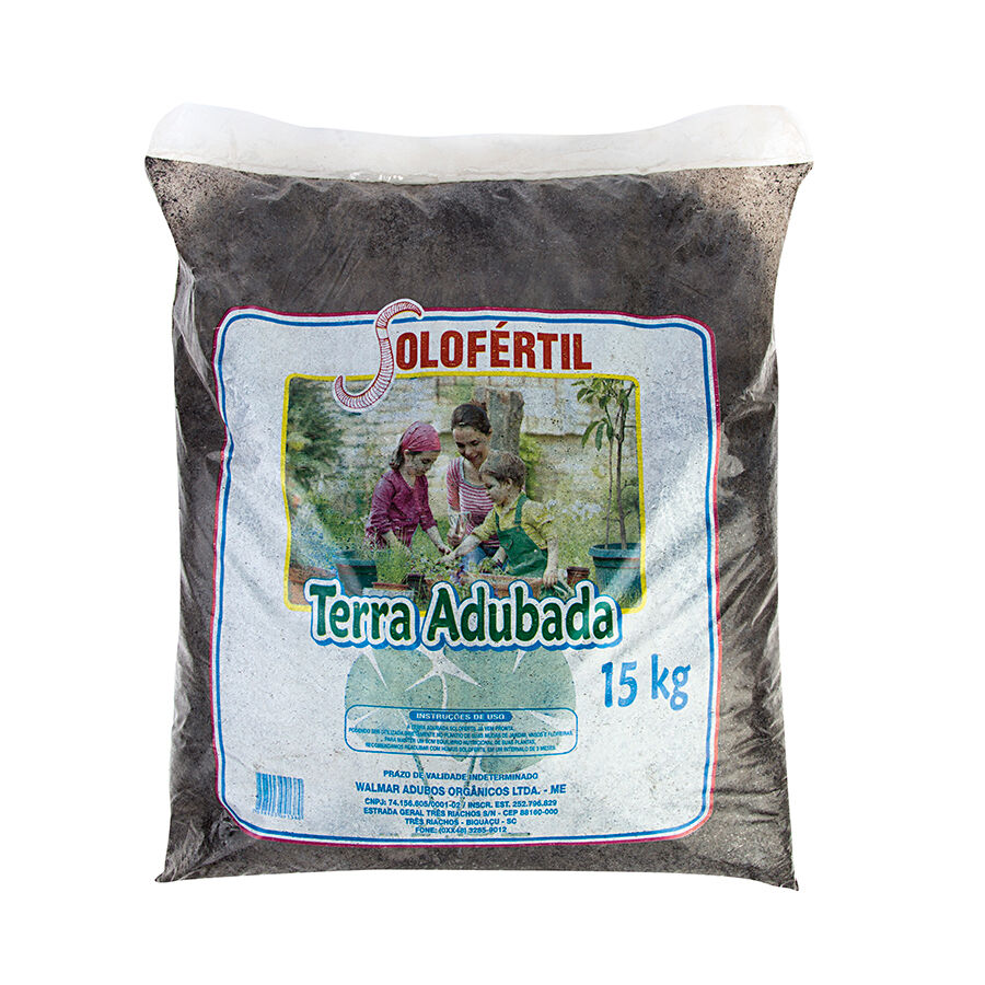 Terra Adubada 15L Solo Fértil