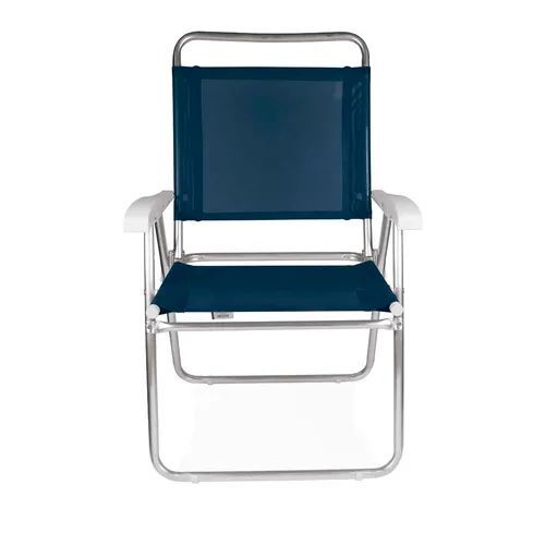 Cadeira de Praia Master Plus Alumínio 2112 Azul Mor