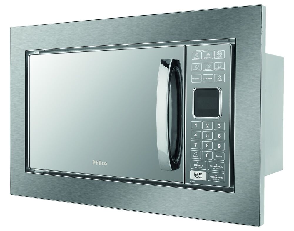 Microondas de Embutir PME25BM 25 Litros Inox Espelhado Philco