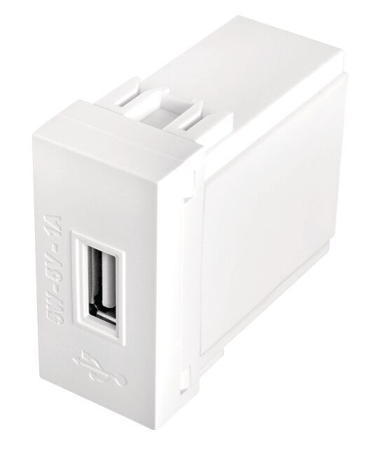 Módulo Tomada USB Fame Habitat Branco Bivolt 5W