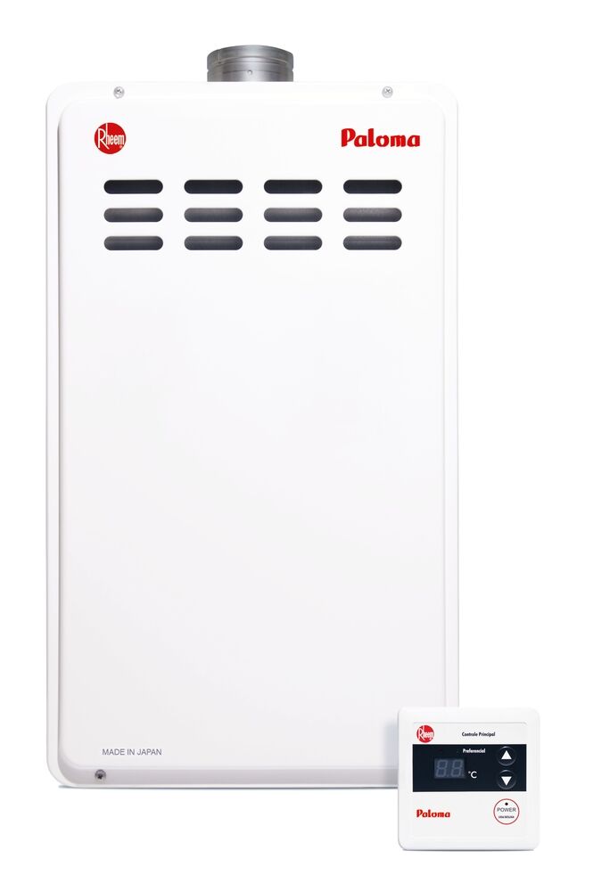Aquecedor de Água a Gás GLP Rheem Digital 36L/min Branco Bivolt