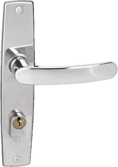 Fechadura Espelho Externa Premium 40mm Inox 2600/41 Aliança