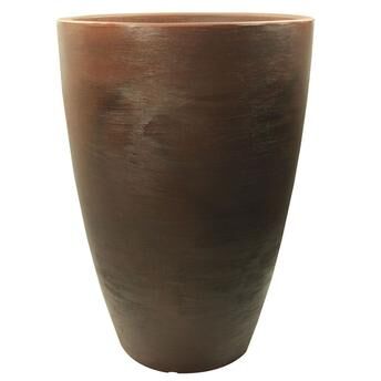 Vaso Malta Cone Redondo 32x25cm Rusty Vasart