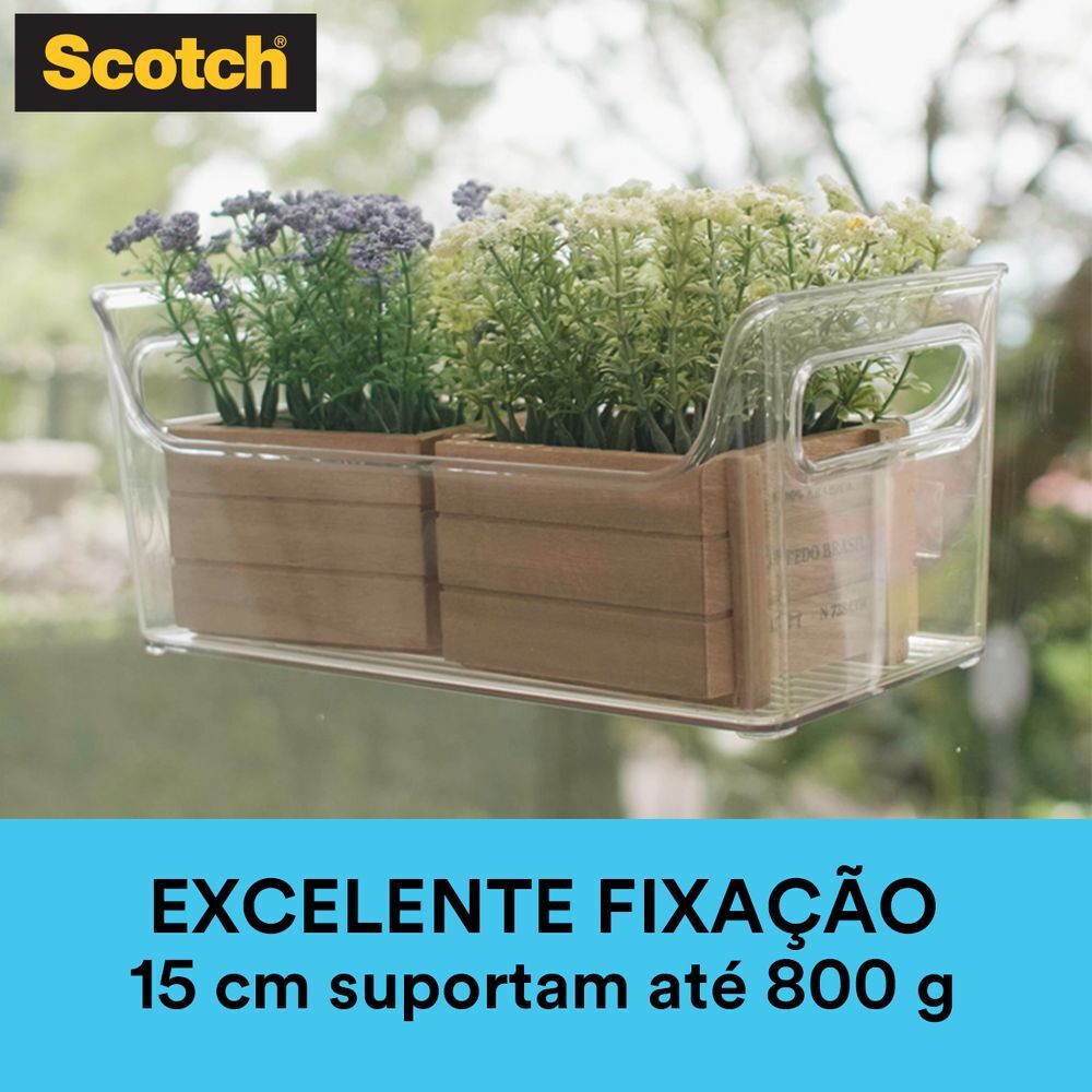 Fita Dupla Face 3M Fixa Forte 1,9cmx2m Transparente HB004419881