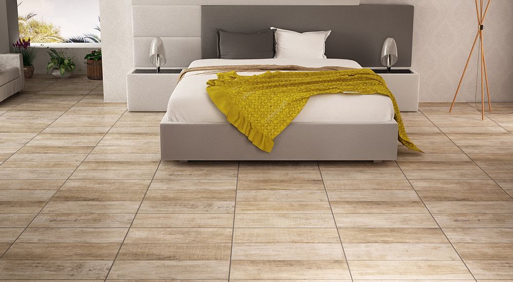 Piso Cerâmico Sancho Bege Bold Acetinado 62,2x62,2 Ilhabella