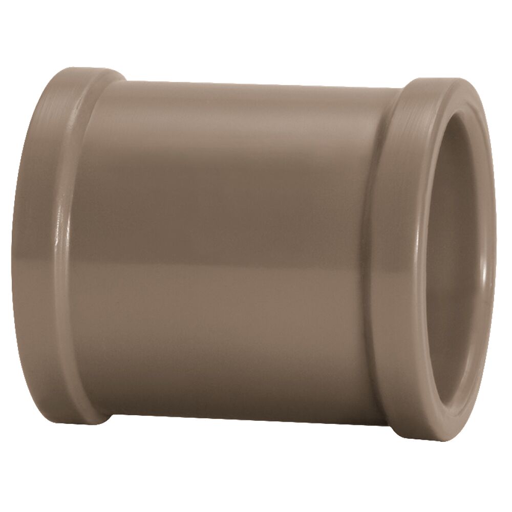 Luva 20mm Pvc Sold Marrom Amanco