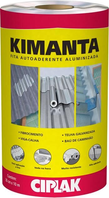Fita Autoadesiva Sika 10cmx10m Alumínio